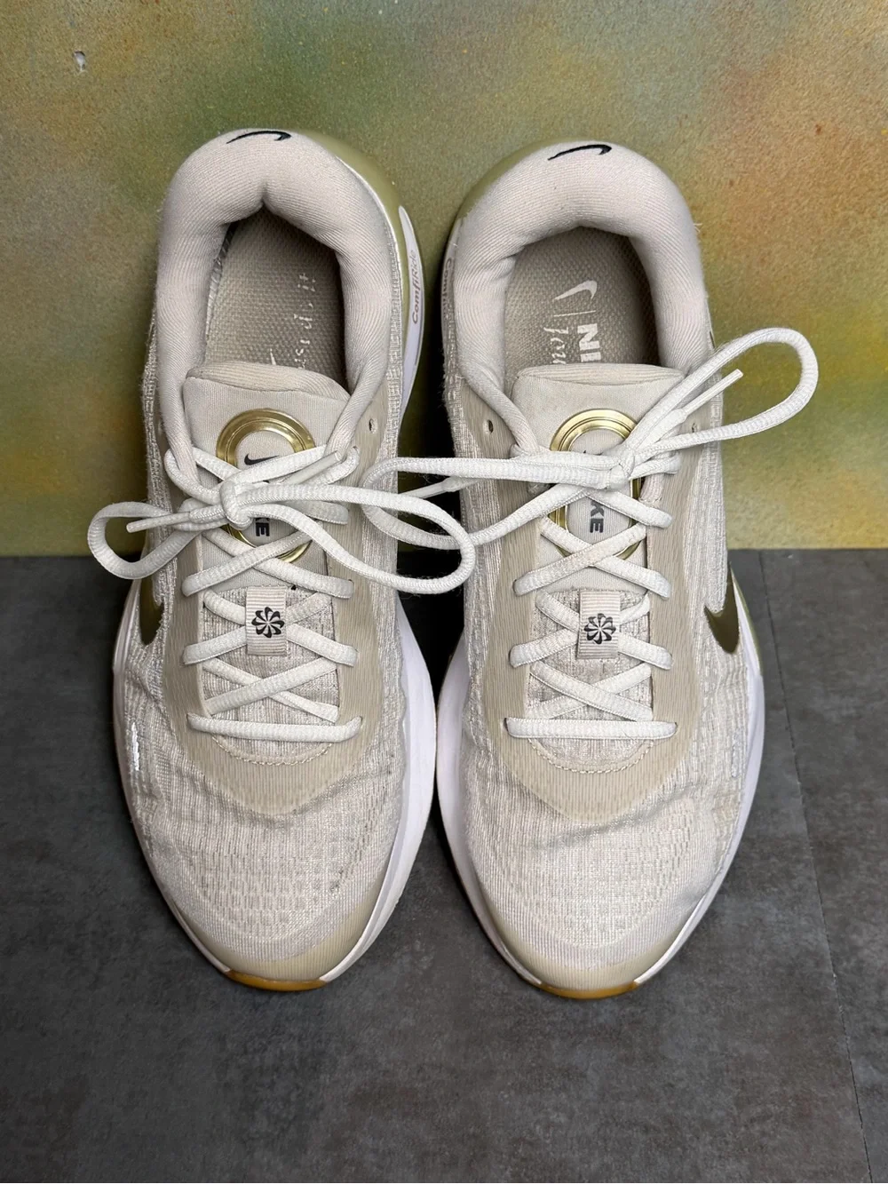 Nike Journey Run Women's Sneakers FJ7765-003 Phantom/Neutral Olive-Sail Size 9.5